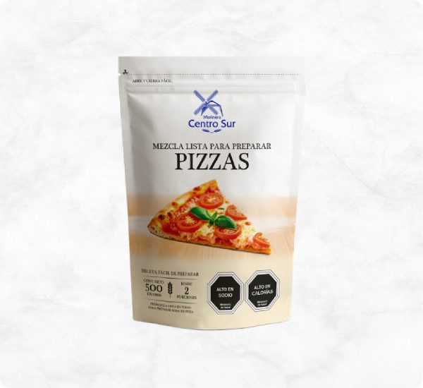 Mezcla lista para preparar masa de pizza - Imagen 1