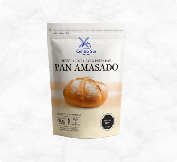 Mezcla lista para preparar pan amasado - Imagen 1