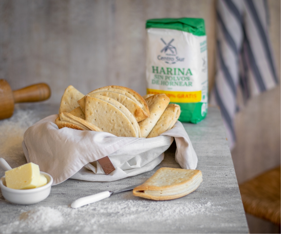 pan dobladitas chilenas