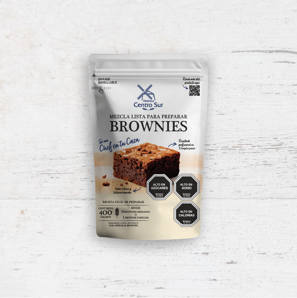 brownie qr Mezcla Lista para Preparar Brownies - Imagen 1