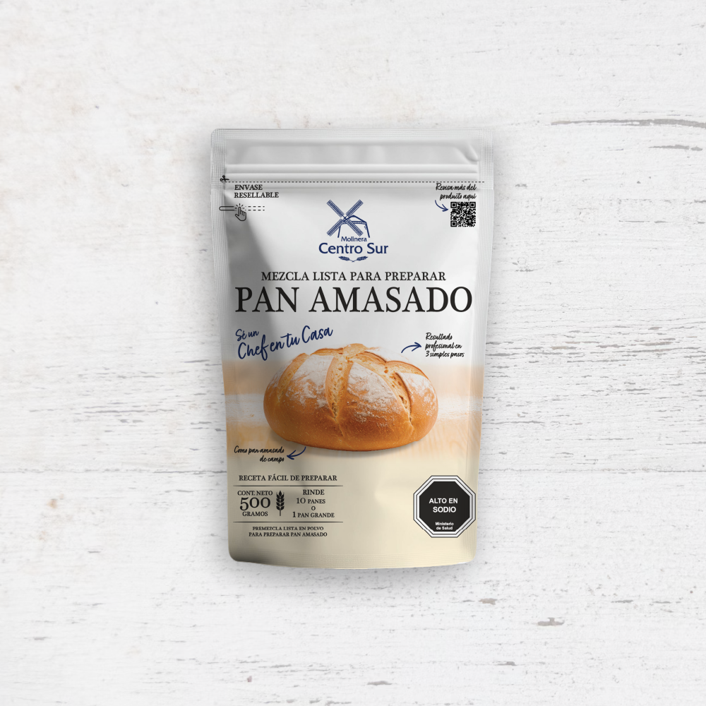 Premezcla para Pan Amasado Molinera Centro Sur Premezcla para Pan Amasado Molinera Centro Sur